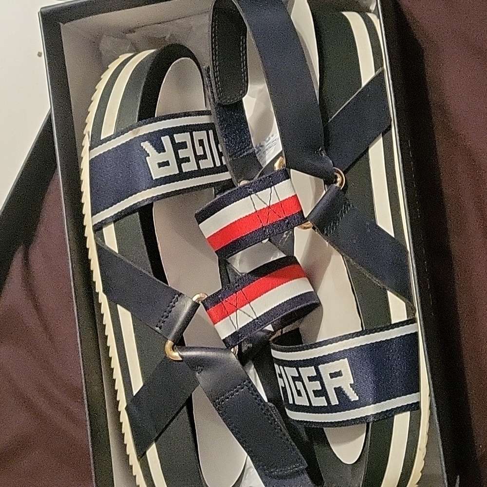 Tommy sandals  dark blue